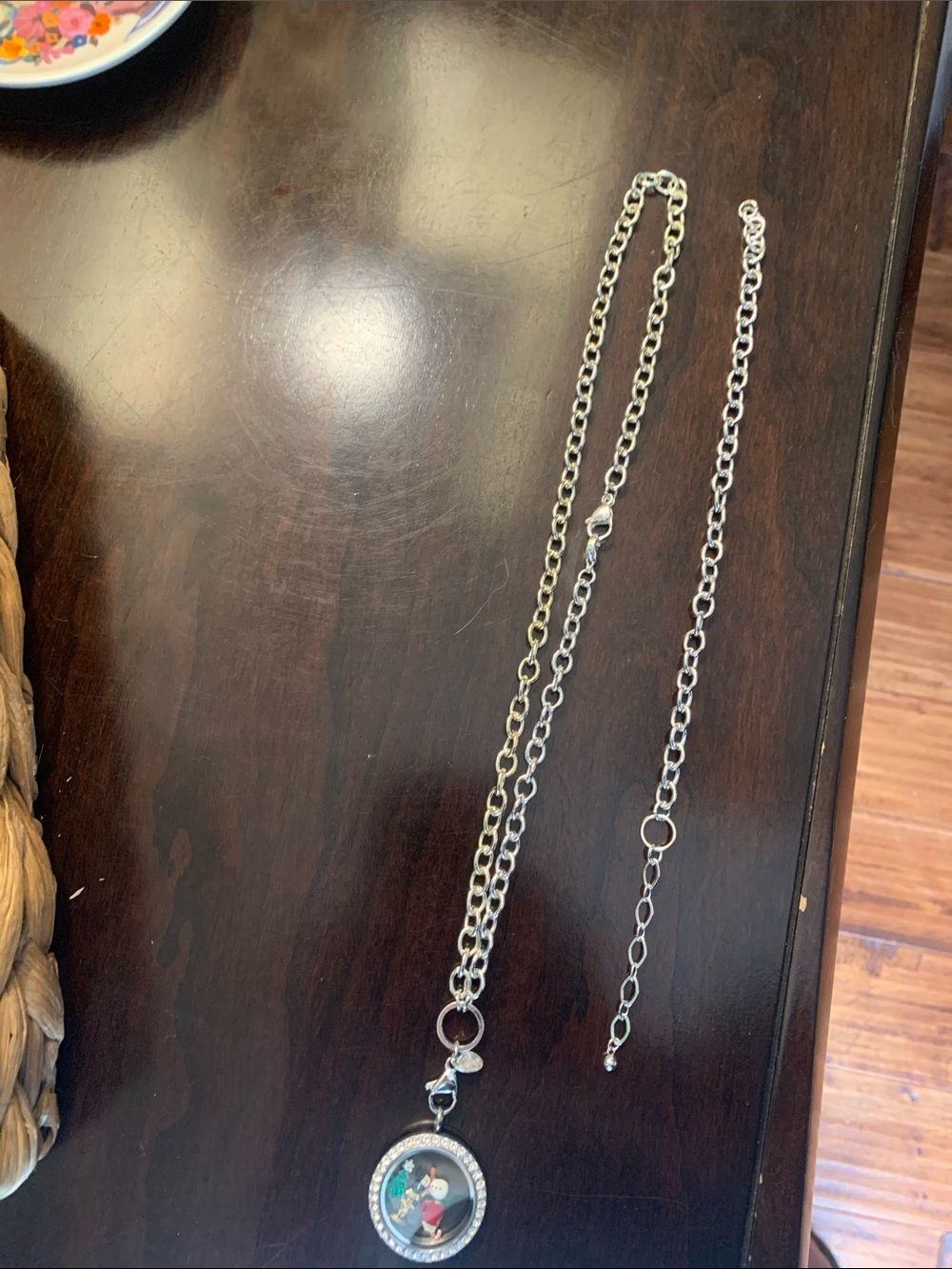 Origami Owl Silver-tone Holiday Locket Necklace with removable Charms - Picture 10 of 10